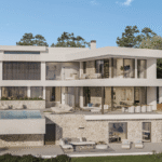 Luxury €5M villa with pool and landscaped grounds highlighting annual maintenance, staffing, utilities, and property upkeep costs for international luxury homeowners.