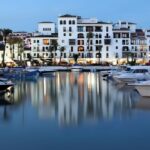 Luxury marina-front apartments and waterfront homes in Spain, featuring private yacht moorings and Mediterranean views, ideal for international buyers seeking Spanish property financing.